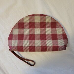 Mansur Gavriel Gingham Moon Clutch